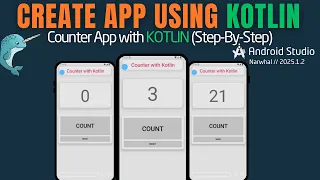 Build Your First App in Kotlin - From Scratch Step-by-Step Kotlin Android Studio Tutorial