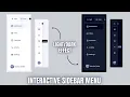 Responsive Interactive Sidebar Menu Using HTML CSS JS CSS Sidebar Navigation Menu