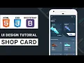 E-Commerce Shopping Card HTML CSS BOOTSTRAP Speed Coding with Source Code