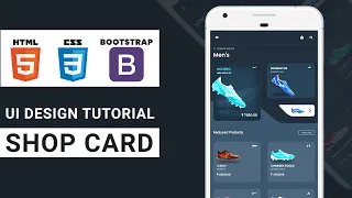 E-Commerce Shopping Card HTML CSS BOOTSTRAP Speed Coding with Source Code