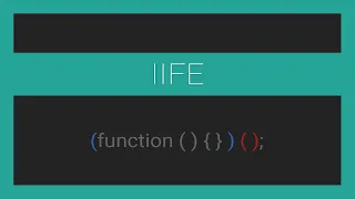 JavaScript Immediately Invoked Function Expressions IIFE