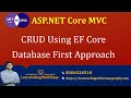ASP NET Core C CRUD with EF Core Database First Approach Existing DB Real-World Example
