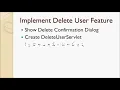 Lecture 43 - Implement Delete User Feature