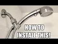 How to install a hand held shower head under 5 minutes