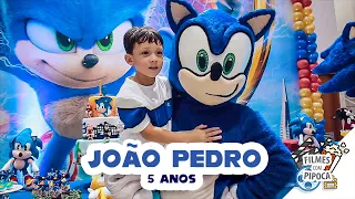 Sonic Birt ay Party Joao Pedro por Filmes com Pipoca