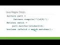Basic Regular Expressions 7 - Java Pattern Matcher Classes
