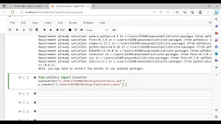 Python Python code to convert PDF to DOCX