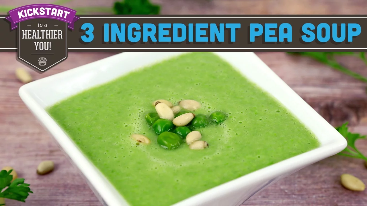 3 Ingredient Soup! Easy Vegan Recipe - Mind Over Munch Kickstart 2016