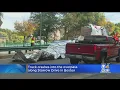 Truck Crashes Into Overpass Along Storrow Drive In Boston