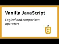 Logical and comparison operator examples JavaScript