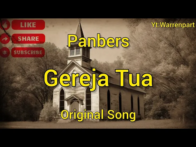 Download MP3 Gereja Tua || Panbers Original || Lyric Lagu Jadul Indonesia Enak Di Dengar