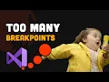 How to deal with a large number of breakpoints in Visual Studio