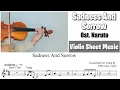 Free Sheet || Sadness And Sorrow - Ost. Naruto || Violin Sheet Music