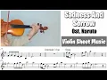 Download Lagu Free Sheet || Sadness And Sorrow - Ost. Naruto || Violin Sheet Music