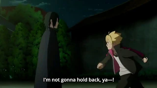 boruto vs sasuke boruto learns rasengen boruto ep 54