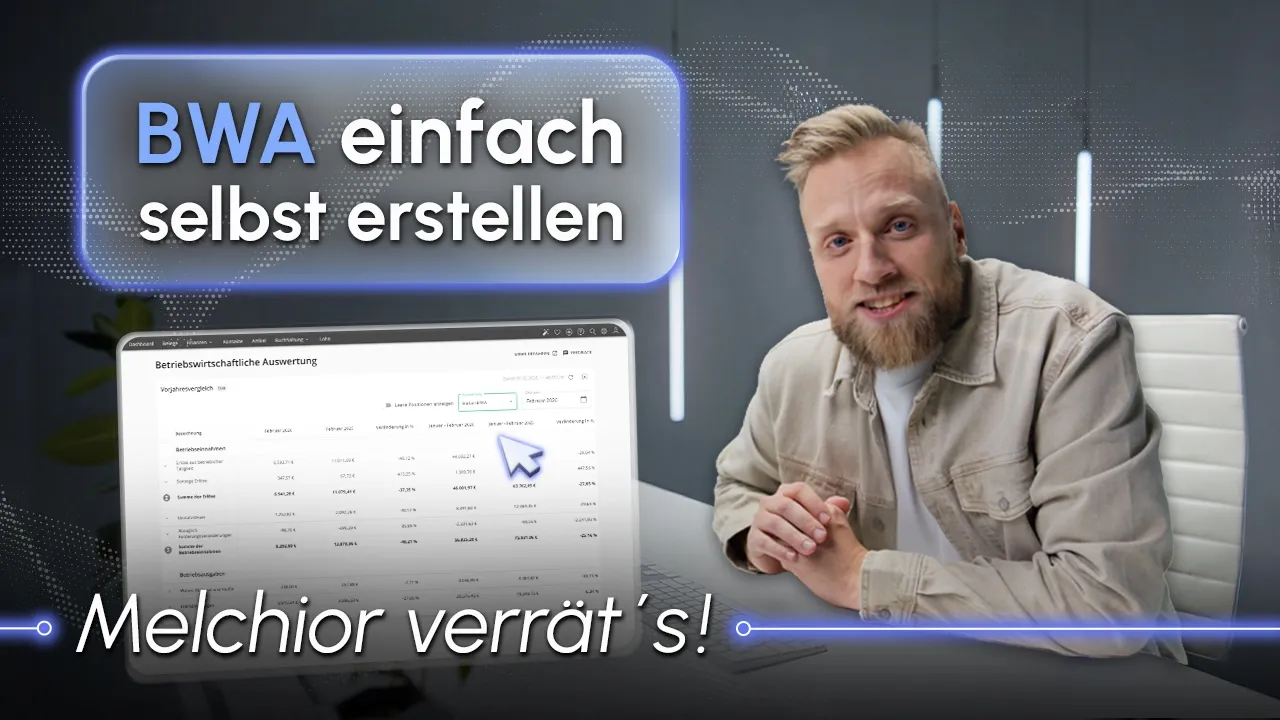 Lexware Office Tutorials — Lexware Office — Gehaltsabrechnung für Selbstständige (YouTube video ad)