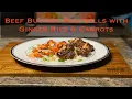 Beef Bulgogi Meatballs with Roasted Carrots and Ginger Rice Meal Prep Recipe