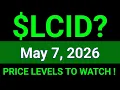 LCID Stock Technical Analysis Lucid Group Inc May 7 2026