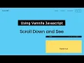 Sticky Navigation Bar On Scroll Using Vanilla Javascript Animated Navbar on Scroll