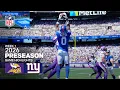 Minnesota Vikings vs New York Giants 2026 Preseason Week 1
