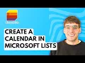 How to Create a Calendar in Microsoft Lists 2026 Full Guide