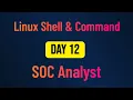 Linux Shell Command Prompt Explained for SOC Analysts Day 12
