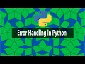 Python for Beginners Set 27 Errors in Python