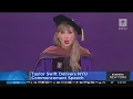 Watch Taylor Swift commencement address to NYU class of 22