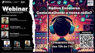 Webinar "Rádios Escolares – como melhorar a nossa rádio"