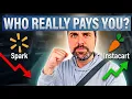 Walmart Spark vs Instacart Will Base Pay or Tips Pay You More