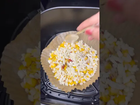 Healthy Cheesy Corn in Air Fryer 🌽🧀 | 5 Min Snack #AirFryer #CornRecipe #HealthySnack #CheesyCorn