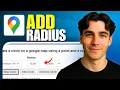 How To Add A Distance Radius Circle To Google Maps Tutorial 2026