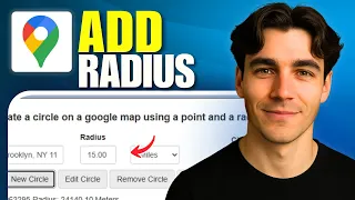 How To Add A Distance Radius Circle To Google Maps Tutorial 2026