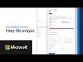 Deep file analysis Microsoft Defender for Endpoint