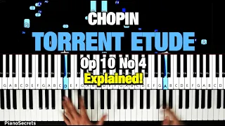 how to play chopin etude op 10 no 4 torrent piano tutorial lesson