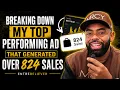 824 Sales Generated From This One Ad On Meta Shopify Brands