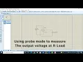 TIME DOMAIN TRANSIENT SIMULATION IN PROTEUS