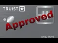 Truist Enjoy Travel Approval no hard inquiry