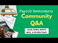 Payroll Restoration Community Q A Digital Nomad State Taxes Per Diem Rates and Severance