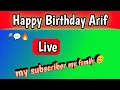 Lagu Happy Birthday Arif! 💫 Special Live Celebration