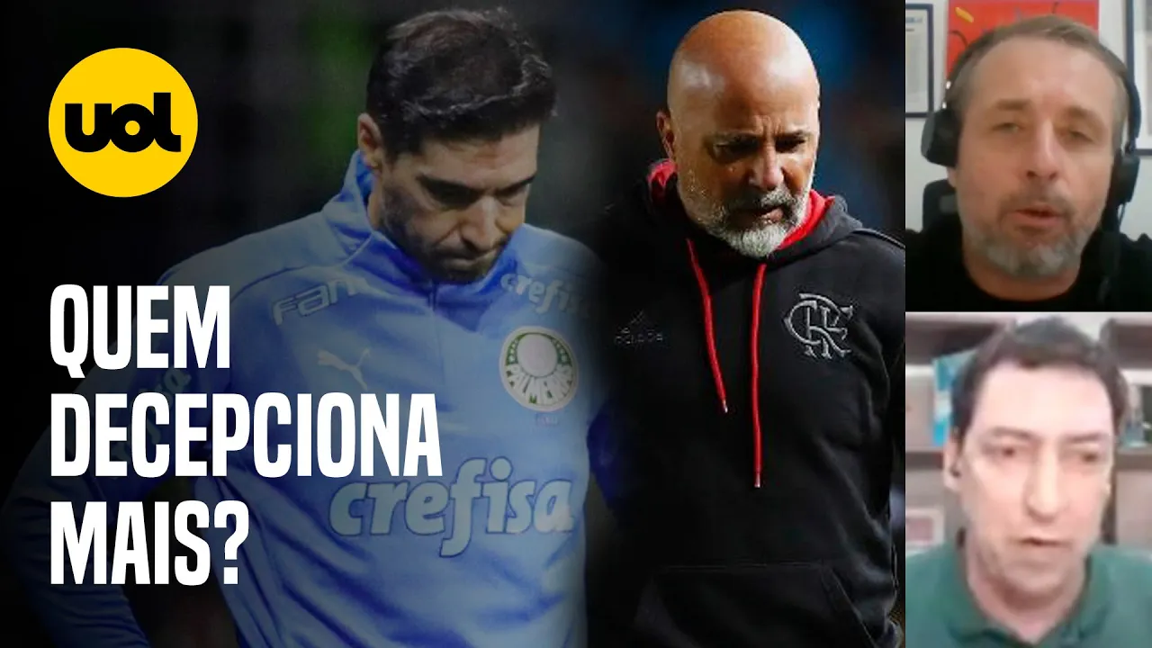 FLAMENGO OU PALMEIRAS: QUEM DESAPONTA MAIS NO BRASILEIRÃO ATÉ O MOMENTO? PVC E VITOR GUEDES COMENTAM