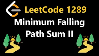 Minimum Falling Path Sum II - Leetcode 1289