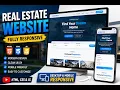 Real Estate Website Using HTML CSS JS Free Source Code