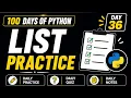 100 Days Of Python List Practice PY2AI