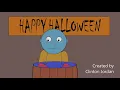 Bobbing for apples. Happy Halloween.