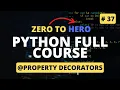 Property Decorators Getters Setters and Deleters Python OOP Tutorial Python Course 2023