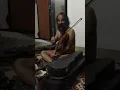 Violin Balabhaskar and his guru B sasikumar practice session