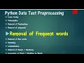 tpp5 Frequent words in text preprocessing in Python nltk pandas machine learning