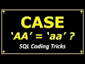 SQL SERVER CASE SENSITIVITY