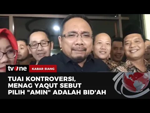 Candaan Menag Yaqut soal Amin: Yang Pilih Bidah